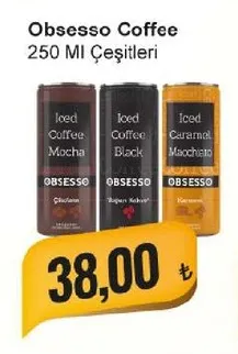 Obsesso Coffee 250 Ml Çeşitleri