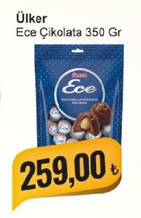 Ülker Ece Çikolata 350 Gr