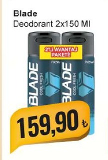 Blade Deodorant 2X150 Ml