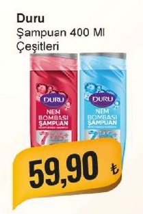 Duru Şampuan 400 Ml Çeşitleri