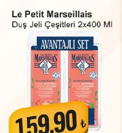 Le Petit Marseillais Duş Jeli Çeşitleri 2X400 Ml