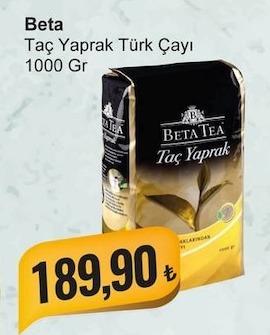 Beta Taç Yaprak Türk Çayı 1000 Gr