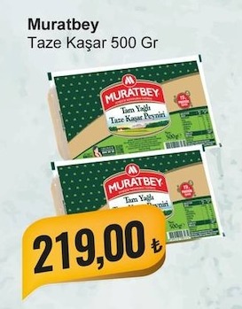 Muratbey Taze Kaşar 500 Gr
