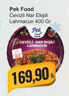 Pek Food Cevizli Nar Ekşili Lahmacun 400 Gr