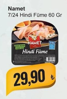 Namet 7/24 Hindi Füme 60 Gr
