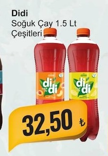 Didi Soğuk Çay 1.5 Lt Çeşitleri