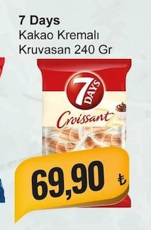 7 Days Kakao Kremalı Kruvasan 240 Gr