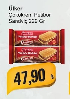 Ülker Çokokrem Petibör Sandviç 229 Gr