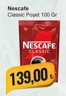 Nescafe Classic Poşet 100 Gr