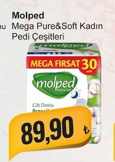 Molped Mega Pure&Soft Kadın Pedi Çeşitleri