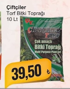 Çiftçiler Torf Bitki Toprağı 10 Lt