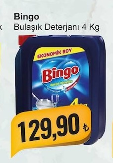 Bingo Bulaşık Deterjanı 4 Kg