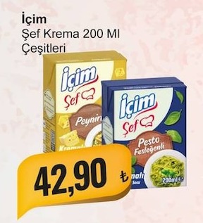 Içim Şef Krema 200 Ml Çeşitleri