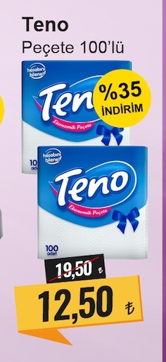 Teno Peçete 100'Lü