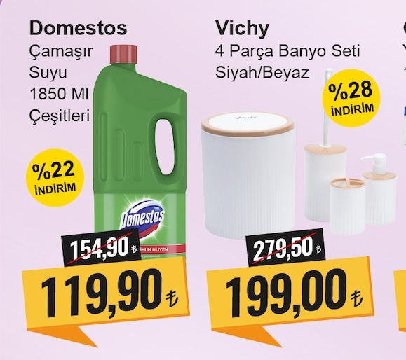 Domestos Çamaşır Suyu 1850 Ml Çeşitleri