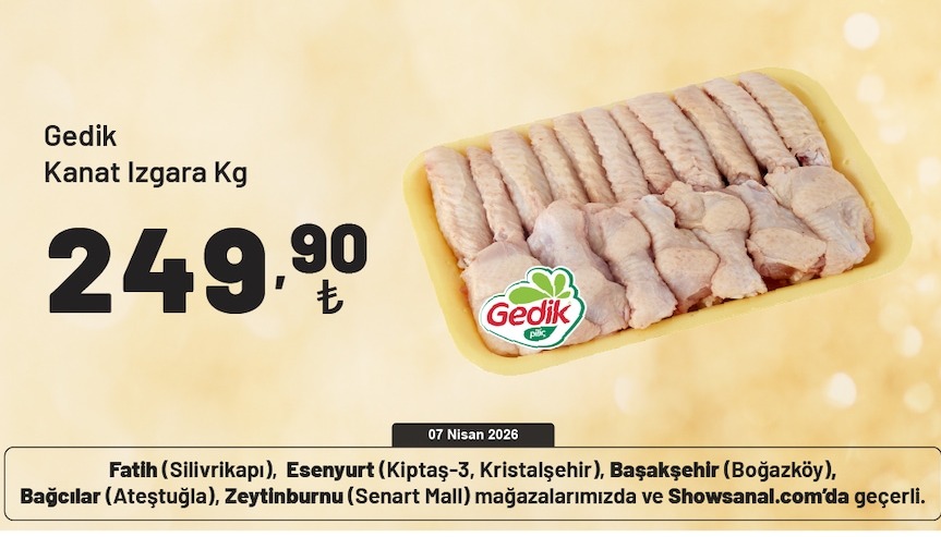 Gedik Kanat Izgara Kg