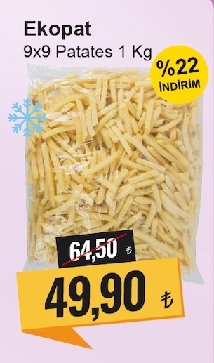 Ekopat 9X9 Patates 1 Kg