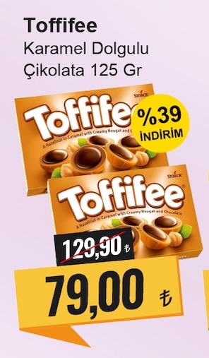 Toffifee Karamel Dolgulu Çikolata 125 Gr