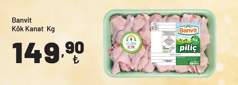Banvit Kök Kanat Kg