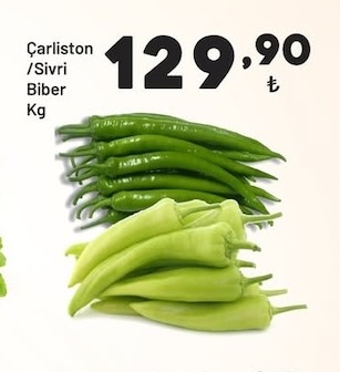 Çarliston/Sivri Biber Kg
