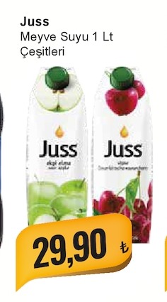 Juss Meyve Suyu 1 Lt Çeşitleri