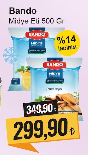 Bando Midye Eti 500 Gr