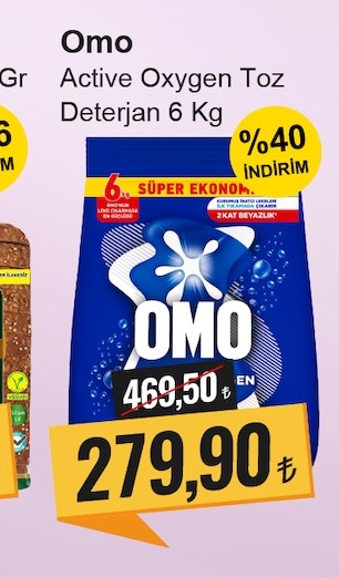 Omo Active Oxygen Toz Deterjan 6 Kg