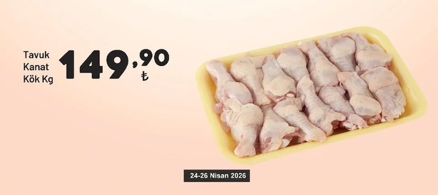 Tavuk Kanat Kök Kg