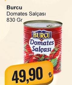 Burcu Domates Salçasi 830 Gr