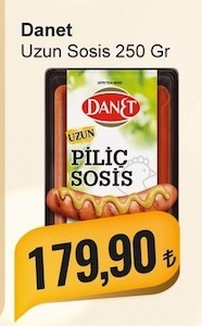 Danet Uzun Sosis 250 Gr