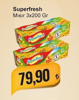 Superfresh Mısır 3X200 Gr