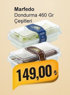 Marfedo Dondurma 460 Gr Çeşitleri