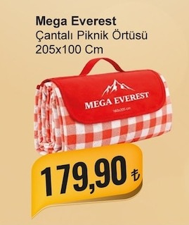 Mega Everest Çantalı Piknik Örtüsü 205X100 Cm