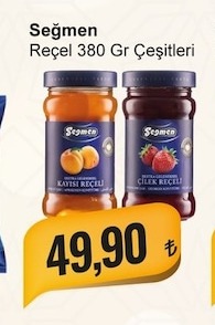 Seğmen Reçel 380 Gr Çeşitleri