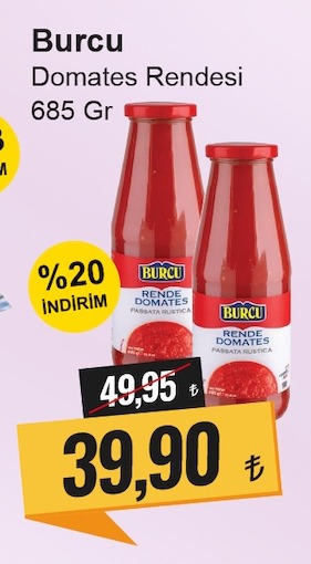 Burcu Domates Rendesi 685 Gr
