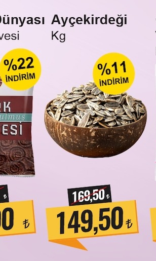 Gunes Yagi Ay Cekirdegi 1 Kg