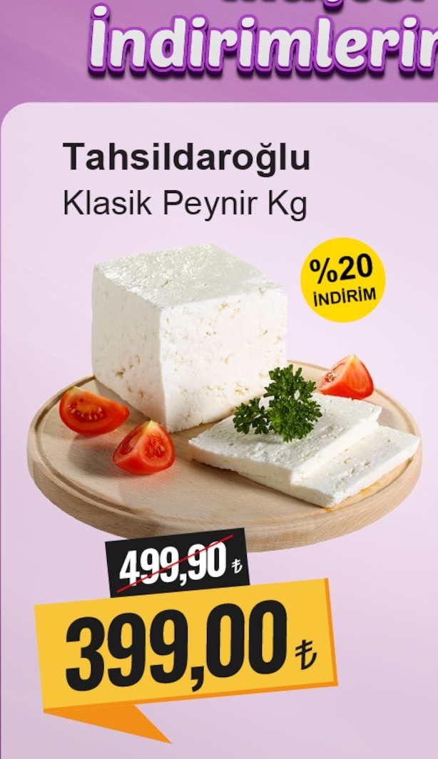 Tahşildaroğlu Klasik Peynir Kg
