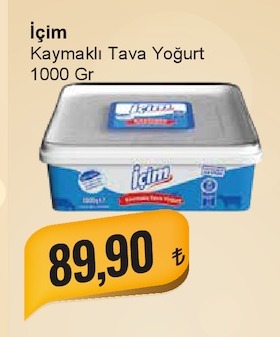 Içim Kaymaklı Tava Yoğurt 1000 Gr