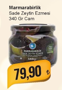 Marmarabirlik Sade Zeytin Ezmesi 340 Gr Cam