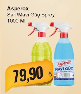 Asperox Sarı/Mavi Güç Sprey 1000 Ml