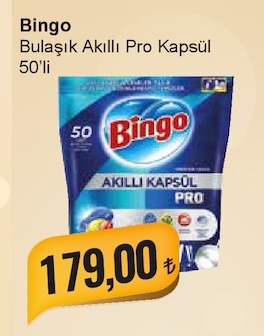 Bingo Bulaşık Akıllı Pro Kapsül 50'Li
