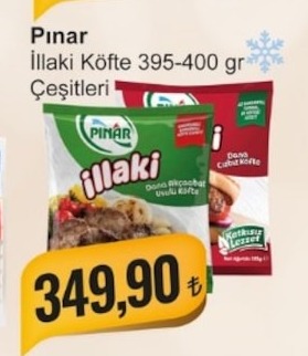Pinar Illaki Köfte 395-400 Gr Çeşitleri