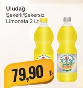 Uludağ Şekerli/Şebersisz Limonata 2 Lt