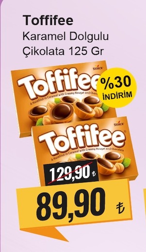 Toffifee Karamela Dolgulu Çikolata 125 Gr