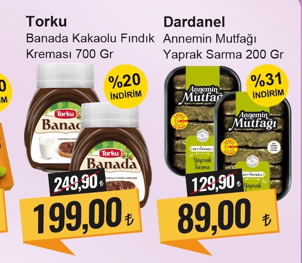 Torku Banada Kakaolu Fındık Kreması 700 Gr