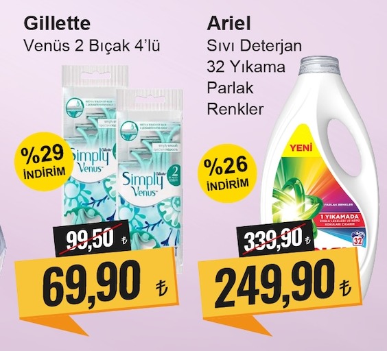 Gillette Venus 2 Bıçak 4'Lü