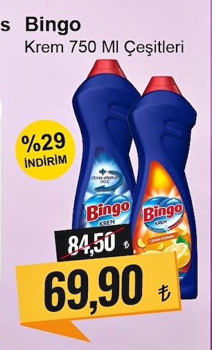 Bingo Krem 750 Ml Çeşitleri