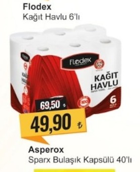 Flodex Kagit Havlu 6'Lı