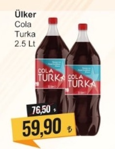 Ülker Cola Turka 2.5 Lt