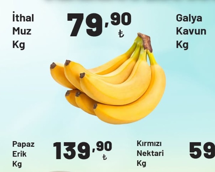 İthal Muz Kg
